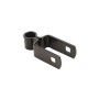 1 1/4" x 1 1/4 Square Female Gate Hinge Black Hot Dip Galvanized Steel (5/8" Pintle)