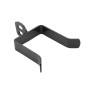 3" x 3" Square Drop Fork for Chain Link Fence Gates (Black Pressed Steel)