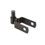 1 1/2" X 1 1/2" Square Male Gate Post Hinge Chain Link Black Galvanized Steel (5/8 Pintle)