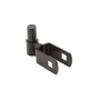 1" x 1" Square Male Gate Post Hinge Chain Link Black Galvanized Steel (5/8 Pintle)