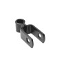 1" x 1" Square Female Gate Hinge Black Hot Dip Galvanized Steel (5/8" Pintle)