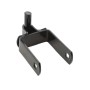 2 1/2" X 2 1/2" Square Male Black Gate Post Hinge Chain Link Galvanized Steel (5/8 Pintle)