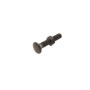 Chain Link 3/8" x 2" Carriage Bolt & Nut (HDG & Powder Coated Black) (Bolt)