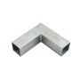 Square Corner Bracket for 1 1/2" SQ / 2" SQ Tubing Hot Dip Galvanized Steel