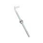 Chain Link 5/8" x 12" Male J-Bolt Gate Hinge w/ 2 Nuts (Galvanized Steel)