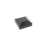 1 1/2" x 1 1/2" Square Aluminum Post Cap (Black)
