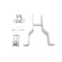 Heavy Duty Square Frame Fulcrum Strong Arm Gate Latch - Fits 2" Square Gate Frame x 4" Square Gate Post - SFL-24