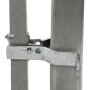 Heavy Duty Square Frame Fulcrum Strong Arm Gate Latch - Fits 2" Square Gate Frame x 4" Square Gate Post - SFL-24