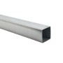 5' Long x 2 1/2" x 2 1/2" Square Galvanized Steel Tubing (0.0625" Wall) - Square Steel Pipe