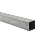 8' Long x 2 1/2" x 2 1/2" Square Galvanized Steel Tubing (0.0625" Wall) - Square Steel Pipe