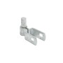 1" x 1" Square Male Gate Post Hinge Chain Link Galvanized Steel (5/8 Pintle)