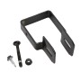 2 1/2" Post x 1 1/2" Rail Square Fence Universal Boulevard Bracket Black - Steel- Compare to Ameristar