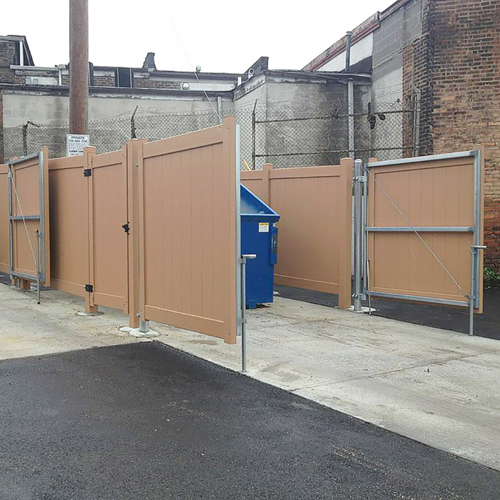 Vinyl Gates With Steel Tubing As Frames