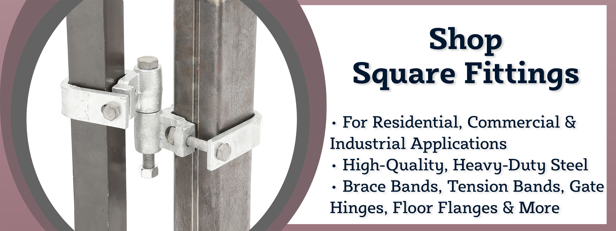 Quality Square Fence Fittings