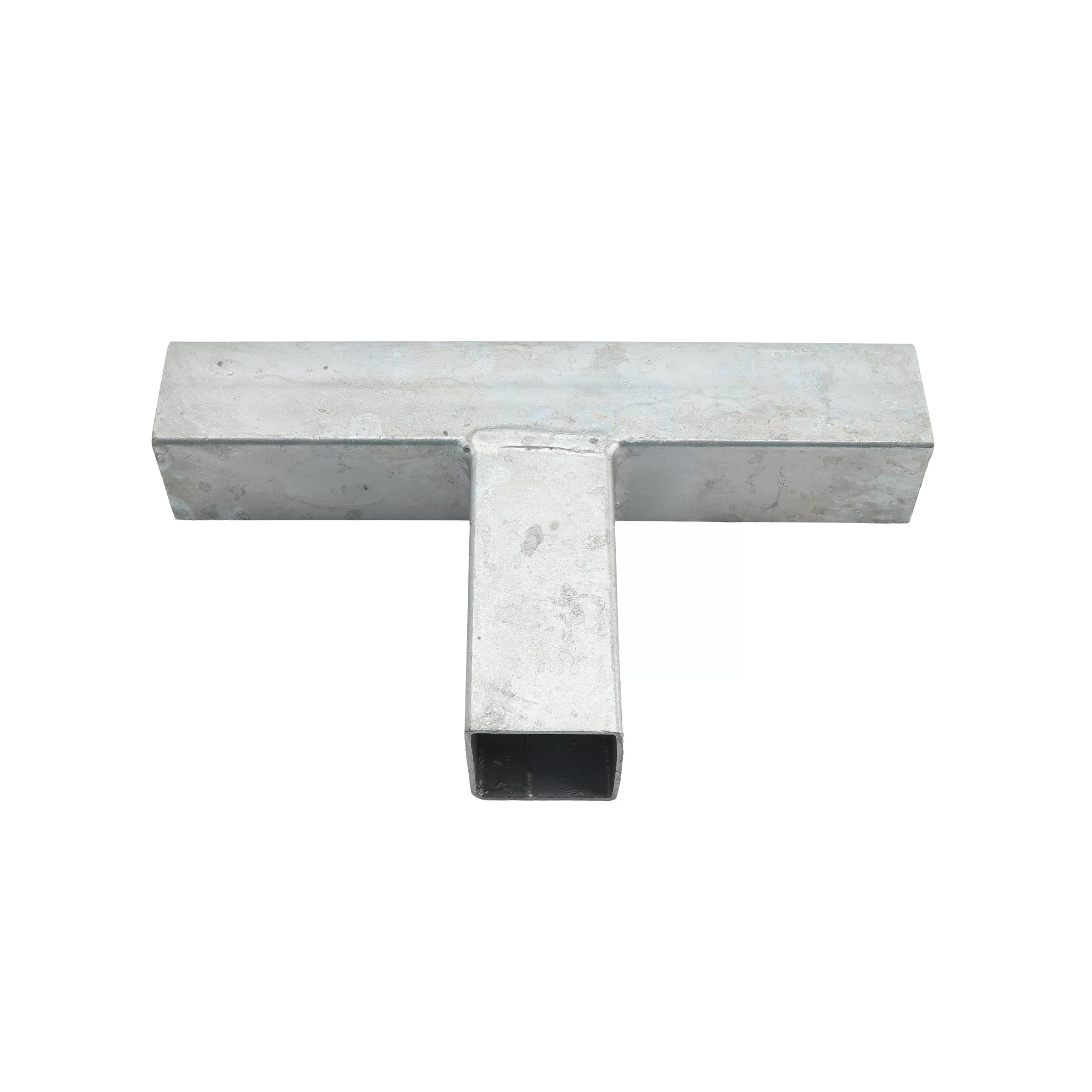 Square 3 Way Bracket for 1 1/2 SQ / 2 SQ Tubing Hot Dip Galvanized Steel