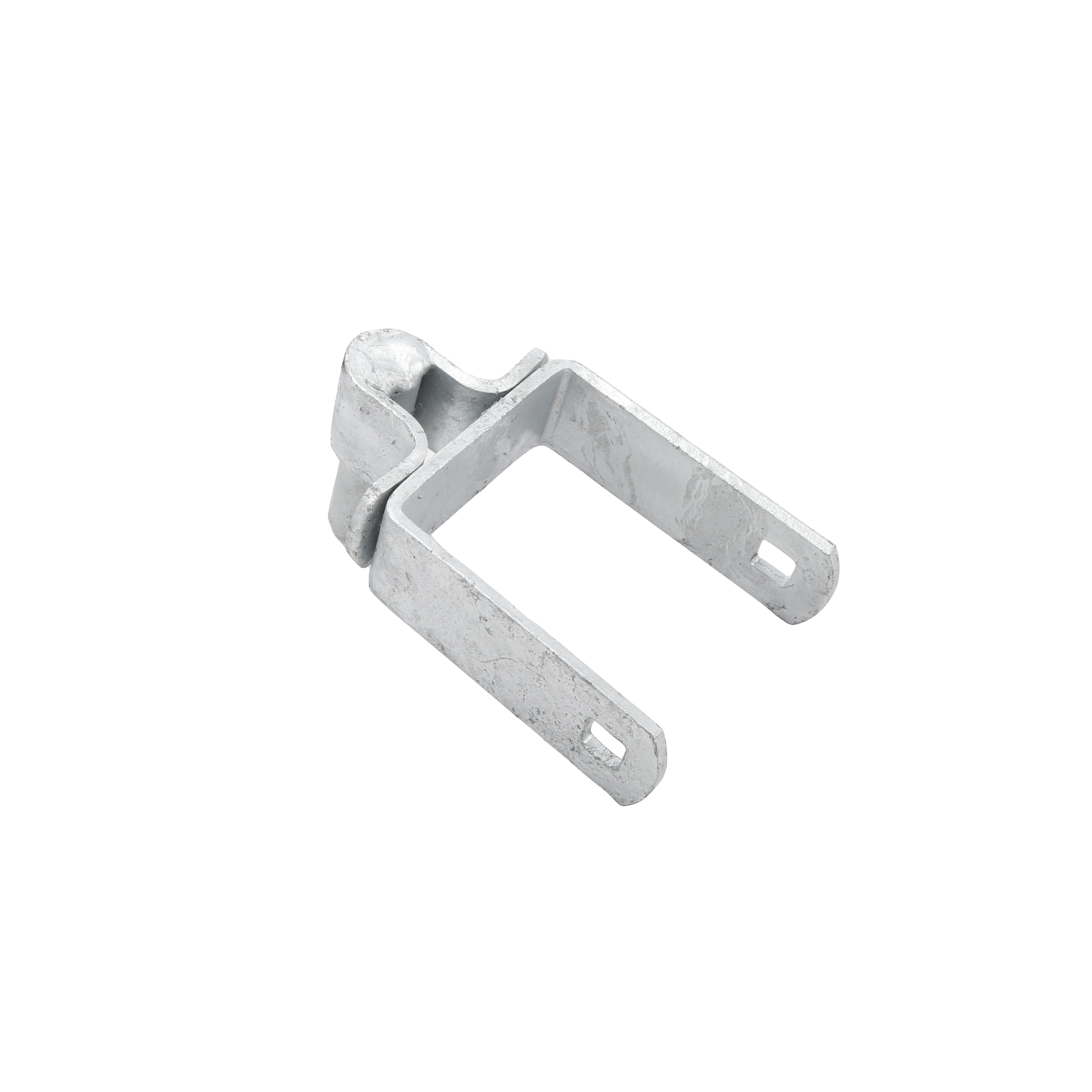 2 1/2 X 2 1/2 Square Male Gate Post Hinge Chain Link Galvanized Steel (5/8 Pintle)