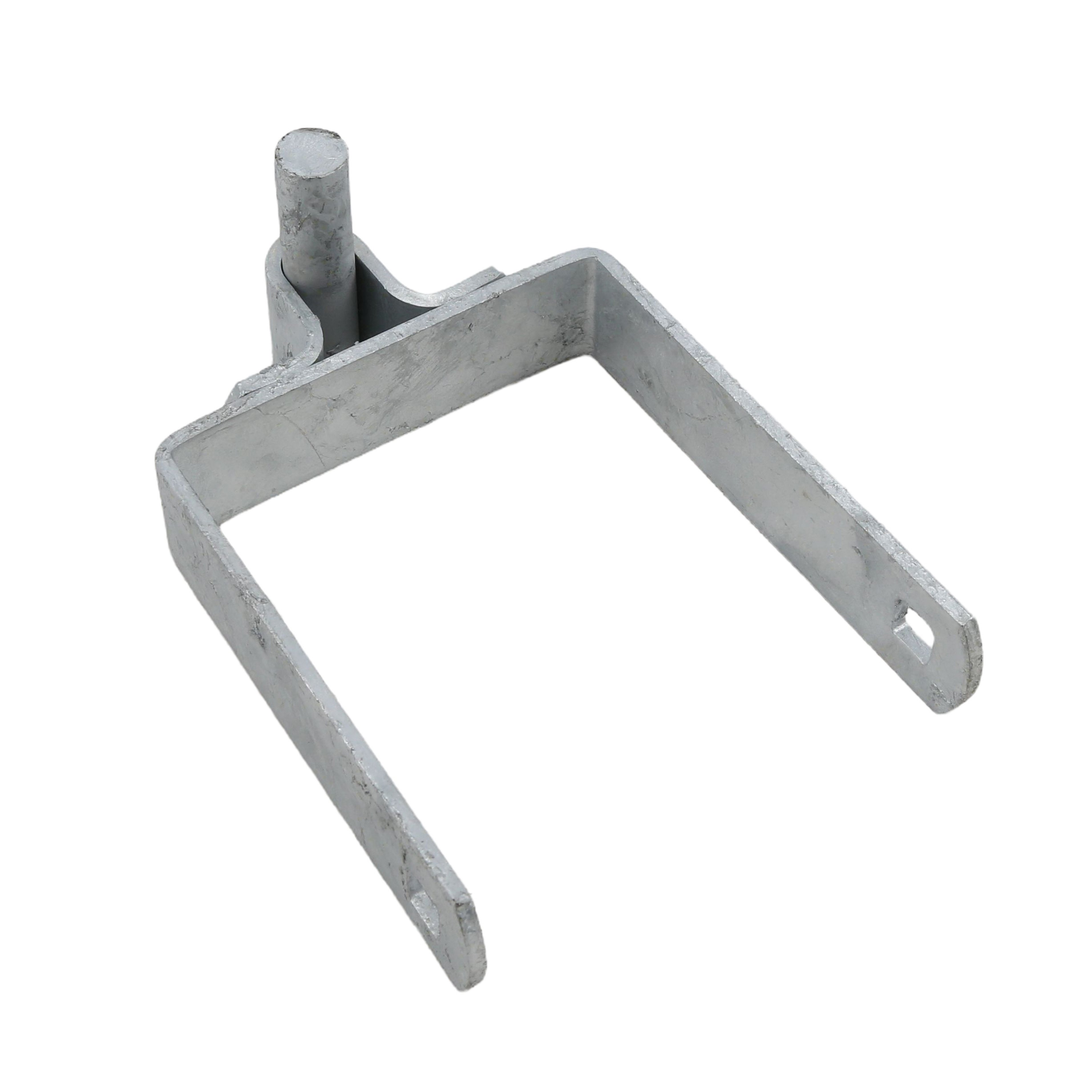 24 X 4 Square Male Gate Post Hinge Chain Link Galvanized Steel (5/8 Pintle)